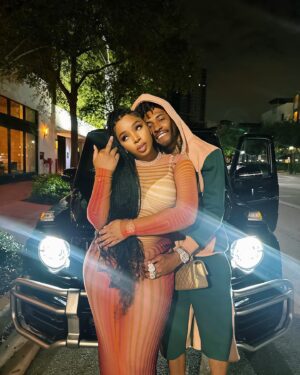 LightSkinKeisha Instagram - 10  years of friendship, 5  years of being soulmates, being with you is my favorite part of life. Happy Birthday to my pumpkinnnn, my twinnnn @cocavango we stuckkk like a broken toilet 🤞🏽 we more tied than a shoe lace, I wish I could live in your balls, but we gotta make room for our future kids I guess 🙄 Anyway, I love you beyond the end of time❤️ 
Thank you to our jeweler @themintboy for getting this project done in time for the boy! Of course we haddd to go emeralds like duhhhh 🤭🥶