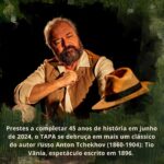 Lilian Blanc Instagram - Você conhece o espetáculo Tio Vânia? Arraste para o lado e saiba mais sobre a nova montagem do Grupo Tapa. Ingressos disponíveis na bio. 📸: @fotosgutierrez #grupotapa #tchekhov #teatrosp #experimenteteatro #arte #sescsantana #sescsp