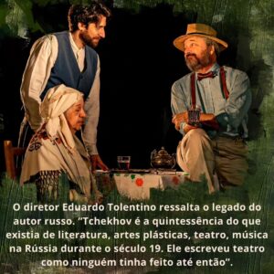 Lilian Blanc Instagram - Você conhece o espetáculo Tio Vânia? Arraste para o lado e saiba mais sobre a nova montagem do Grupo Tapa. Ingressos disponíveis na bio.

📸: @fotosgutierrez

#grupotapa #tchekhov #teatrosp #experimenteteatro #arte #sescsantana #sescsp