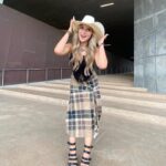 Lilliana Ketchman Instagram - back to texassss ✈️🤠 guess why for a shoutout! 🩵 . . . . #lillyk #texas #cowgirl #cowboy #guess #comment