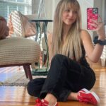 Lilliana Ketchman Instagram - I see reddd 🎶 @pumasportstyle . . . Comment RED one letter at a time! ❤️ . #lillyk #foralltime #puma #pumapartner #sociallyloud