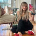 Lilliana Ketchman Instagram - I see reddd 🎶 @pumasportstyle . . . Comment RED one letter at a time! ❤️ . #lillyk #foralltime #puma #pumapartner #sociallyloud