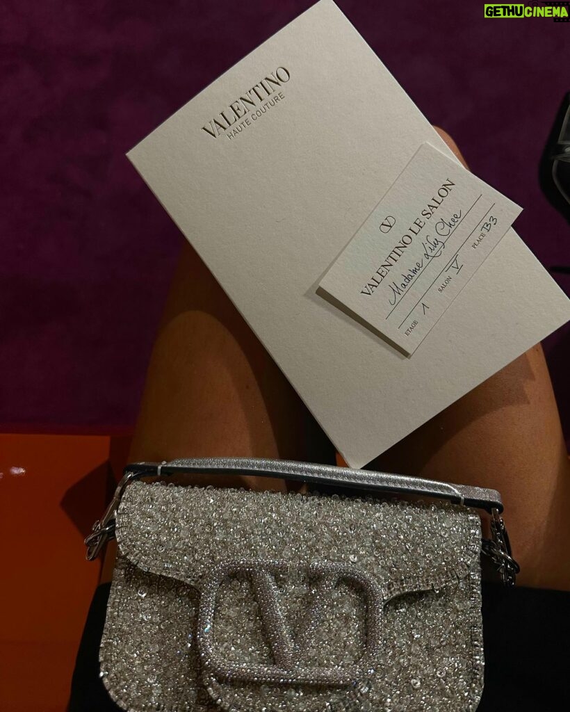 Lily Chee Instagram - 24 hours in paris for @maisonvalentino Le Salon Haute Couture 🥂 merciiiii
