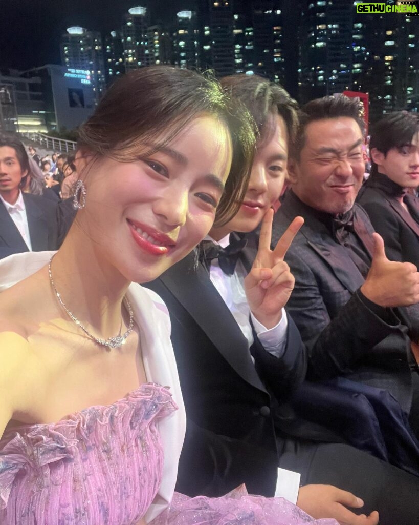 Lim Ji-yeon Instagram - 부산의 밤은 아름다워요👐 감사합니다 # Asia Contents Awards & Global OTT Awards