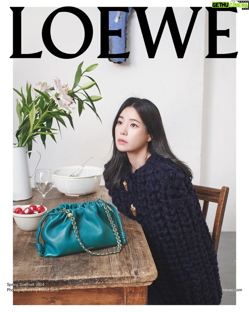Lim Ji-yeon Instagram - LOEWE Spring Summer 2024 women’s campaign featuring our new Brand Ambassador Lim Ji-Yeon with the Flamenco Purse and a still life of the Toy Pump, shot by David Sims. See the campaign on loewe.com #LOEWESS24 #LOEWEflamenco