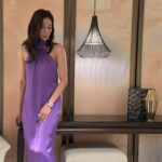 Linda Chung Instagram - Feeling inspired by this beautiful shade of PURPLE. 💜