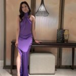 Linda Chung Instagram - Feeling inspired by this beautiful shade of PURPLE. 💜