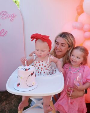 Lindsay Arnold Instagram - Our little June bug 🥹🫶 my baby turns 1 tomorrow and we had the best time celebrating her a little early before heading out of town! 

#firstbirthdayparty #birthdayparty #babygirl