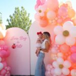 Lindsay Arnold Instagram - Our little June bug 🥹🫶 my baby turns 1 tomorrow and we had the best time celebrating her a little early before heading out of town! #firstbirthdayparty #birthdayparty #babygirl