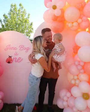 Lindsay Arnold Instagram - Our little June bug 🥹🫶 my baby turns 1 tomorrow and we had the best time celebrating her a little early before heading out of town! 

#firstbirthdayparty #birthdayparty #babygirl