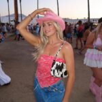 Lindsay Arnold Instagram - Stagecoach Day 2 💕 I was going for Barbie cowgirl how did I do? #stagecoach #cowgirls #cowgirl