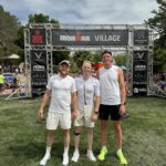 Lindsay Arnold Instagram - IRONMAN 70.3 👏🏼 Sam has trained so hard the past 6 months to prepare for his very first Ironman race and I can't even express how proud I was watching him cross that finish line 🏁 Sage and June were so excited about it too and both wanted to snuggle him immediately after! We love our guy and wow I am just so impressed with everyone who did this race it is no joke! #ironmantraining #ironman #stgeorgeironman