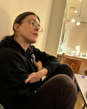 Lindsey Shaw Instagram - Sometimes, when I get nervous, I stick my hands under my armpits and then I smell them like this!