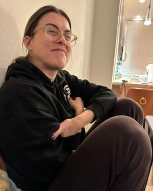 Lindsey Shaw Instagram - Sometimes, when I get nervous, I stick my hands under my armpits and then I smell them like this!