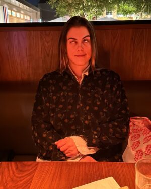 Lindsey Shaw Instagram - Tree in the background looks like broccoli growing out of my head. 🥦🌳