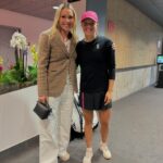 Lindsey Vonn Instagram - Man, I love tennis! It was my first time attending the Madrid Open and it did not disappoint! I had so much fun cheering on my friends and getting to spend some quality time with them as well. It was a win all around. Thank you to @mutuamadridopen , @danielahantuchova and @laureussport for the Hospitalty. 🙏🏻 I hope to come back some time soon.