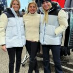 Lindsey Vonn Instagram - My last trip was a little crazy… went from Vail ➡️Beaver Creek ➡️Jackson Hole ➡️ Yellowstone Club all in 5 days (and still got my workouts in!). Not complaining about the great skiing but it was definitely NOT warm… had frostbite on my face for the first time since Lake Louise 😂🤦🏼‍♀️ good thing I designed my ski clothes to be warm! Thanks to everyone for coming out and supporting my line. Appreciate it 🩵 happy to be back with my pups again 🐶❤️