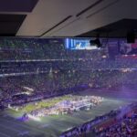 Lindsey Vonn Instagram - Super Bowl Recap- -What a game! Congrats to the @chiefs and @patrickmahomes on the OT victory! Bummed for the @49ers, and even though @christianmccaffrey set some new records (first player to get 75 rushing and 75 receiving yards in a SB) it unfortunately still wasn’t enough to get the W. -enjoyed the @nfl pre game interview with @staceydales, who is always 🎯 -The half time show was A-mazing! @usher crushed it and loved all the bonus performances by @aliciakeys @hermusicofficial @ludacris etc. -It was great to see @shaq again. Haven’t seen him since the SB in NJ. -Saw Mr. Shanahan, who I met years ago when I moved to Colorado and watched him lead the @broncos to win the SB. Legend. And I’m a sucker for family stories. @christianmccaffrey ‘s family story is also incredible. -thx @commanders for hosting me ❤️ -And finally, I walked almost 14 miles in high heels. I think that’s a new personal record for me. Happy to be home now with my dogs icing my knees and putting some cream on all my blisters lol. Until next year @nfl ✌🏻