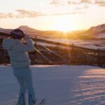 Lindsey Vonn Instagram - Pure discovery ⛷️🗻 It’s what I live for ♥️ Delighted to announce my partnership with @threeforksranchlodge as Three Forks Brand Ambassador for private skiing. There’s nothing like gliding down the mountains here all by yourself. Serene, peaceful and energising. Can’t wait to see you on the slopes next season! ❄️