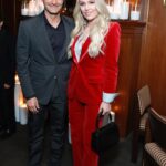 Lindsey Vonn Instagram - Congratulations on your new 🕶️ launch Rog! @rogerfederer It was a wonderful evening celebrating this new expansion of your brand with some great friends. Cheers 🥂 @stefaniekeenan 📸