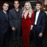 Lindsey Vonn Instagram - Congratulations on your new 🕶️ launch Rog! @rogerfederer It was a wonderful evening celebrating this new expansion of your brand with some great friends. Cheers 🥂 @stefaniekeenan 📸