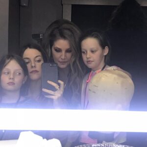 Lisa Marie Presley Instagram - Glamming it up with my loves for a special event!!! @rileykeough 💙