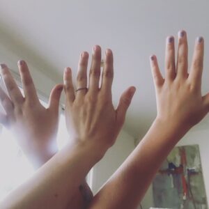 Lisa Marie Presley Instagram - My 29 @rileykeough has the same size hands as my 9 years olds 😊
