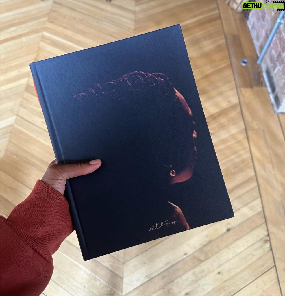 Little Simz Instagram - the *book is out! Real passion project of mine, glad I can share. Thank you to those who made this dream possible ❤️ Available at homeofthebook.com | note: this is a limited run. Designed by @qudusstpatrick Cover by @karolina.wielocha Not Avail in the EU yet, but soon x