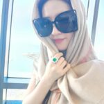 Liu Yifei Instagram - Abu Dhabi sunset 🌅