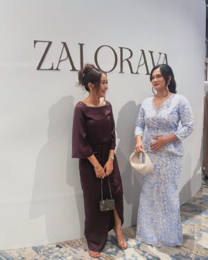 Liyana Jasmay Instagram - The many faces of me and @adrianaadnan 

Both of us in @aliabrtw 

#zaloraraya2024