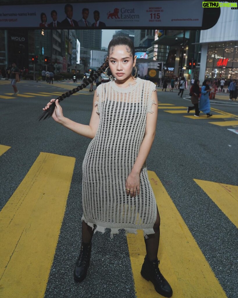 Liyana Jasmay Instagram - Gotta pull up for 2024🦋 Dress from @whattowearmalaysia @z.qah Hair by @hairbylala.8 Face by @iamothongdanish18 Photog by @fay.five Manager XENO @neymanem #xeno #wtwtoday