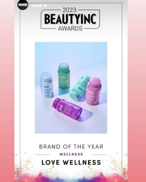 Lo Bosworth Instagram - When I started to share my health issues with the world back in 2016 I never imagined as a result I’d end up in a room with the likes of Selena Gomez, Patrick Ta, Gucci Westman and power players like Walmart and Amazon. But, that’s what happened today at the @wwd #BeautyInc Awards. 

Not only did I have the honor of attending and hearing from so many shining stars of the beauty world, we joined the ranks of past winners by earning the award of BRAND OF THE YEAR in the Wellness category.

My original vision for Love Wellness when I started this company was to make caring for health issues that have been stigmatized innovative, enjoyable, beautiful, fun, effective, and simple. As a beauty lover (my friends and family literally called my childhood bathroom “Lo’s Beauty Palace” and would schedule “appointments”) I dreamt of daily self-care solutions that would make me feel the same type of excitement, hope, and joy that my favorite lip gloss would. Joy from a vaginal suppository? YES!

The entire @lovewellness team (a mighty 40) puts everything they’ve got into this incredible brand. We do it for women who love the brand, people who have no clue who we are/what we do but may benefit from how the education we share influences broader awareness on how women’s bodies work, and for future generations of kids who have the opportunity to think and feel differently about their bodies from a young age.

Thank you @WWD for the incredible support, to our customers, to our retail partners @walmart @target @ulta @amazon for taking a chance on us, and to all of you who have helped make Love Wellness the Wellness Brand of the Year.