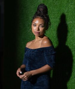 Logan Browning Instagram - Come and talk to me😏 My girl @jenjphoto always gets me together! Jodeci was on at this very moment & I’m classy, but also a riot. I don’t know how she got me to stand still. 🙈#atoasttoblackhollywood @missdiddy #betawards #thebrandgroup