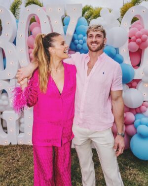 Logan Paul Instagram - IT’S A GIRL 🎀 @ninaagdal