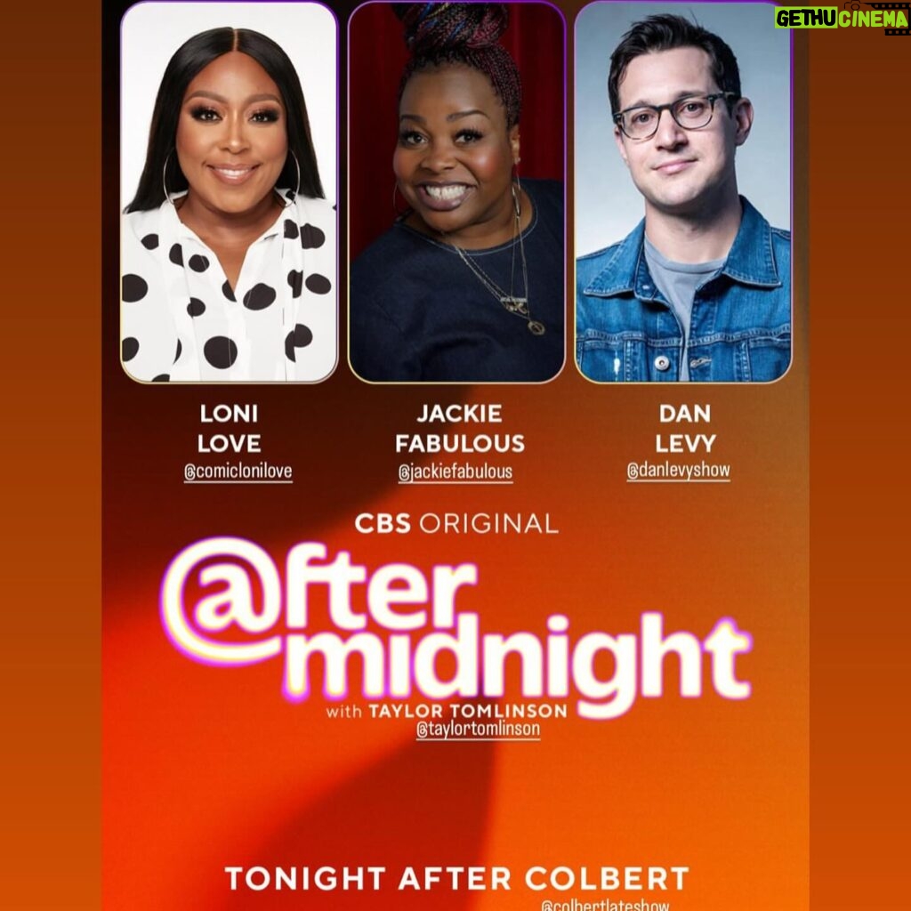 Loni Love Instagram - Thxs @taylortomlinson and @aftermidnight …. Check us out TONIGHT after @colbertlateshow !!!!