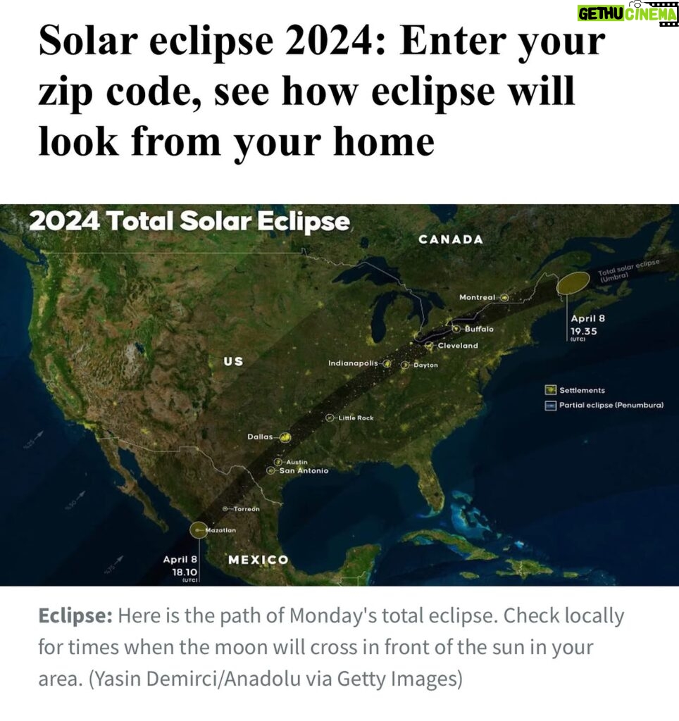 Loni Love Instagram - Hit the link to see how much of the eclipse you can see from where you are!!! https://www.timeanddate.com/eclipse/in/ #eclipse2024