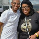 Loni Love Instagram - My comedy brother @therealtommycat and I are headlining the MainStage tonight for @davekozcruise .. glad to be working with so many phenomenal artists like @kennylattimore @sheilaedrummer and @kirkwhalum !! #bonvoyage #loniineurope