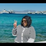 Loni Love Instagram - Mykonos is a Greek island in the Cyclades group in the Aegean Sea. Mykonos’s nickname is “The Island of the Winds”,due to the very strong winds that usually blow on the island. The people and island are beautiful. #loniineurope