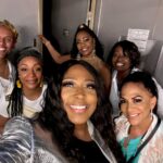 Loni Love Instagram - So sweet for my crew to come support my last comedy show for the week.. Thxs @sheilaedrummer @officiallynnmabry @kennylattimore @iamreginabelle … it was Toga night!!!! #davekozcruise24