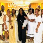 Loni Love Instagram - So sweet for my crew to come support my last comedy show for the week.. Thxs @sheilaedrummer @officiallynnmabry @kennylattimore @iamreginabelle … it was Toga night!!!! #davekozcruise24