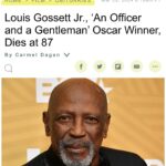 Loni Love Instagram - Lou lived an actor’s life.. he showed when given the opportunity he could rise to the occasion.. he made his mark in a 60 year career from Broadway to numerous films…He was the second Black man to win an acting Oscar, following Sidney Poitier in 1964. Rest now Mr. Gossett. Condolences to his family and fans. 🙏🏾