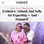 Loni Love Instagram - Congratulations to my boo boos @ashanti and @nelly on their engagement and baby!!!!!! The secret is out!!!!!!!! I’m so happy for them!!!!!!❤️❤️❤️❤️ @essence #auntieloni