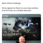 Loni Love Instagram - Big congratulations to my friends @jonryan_9 and @sarahcolonna1 !!! Jon is a great guy and deserves this!! Great job @seahawks !!!