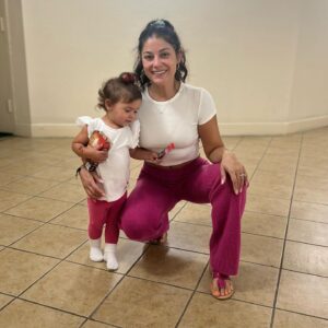 Loren Brovarnik Instagram - The bestie I always prayed for and never knew I needed. 🩷🩷
#mamasgirl #mymini #matching
