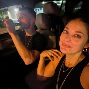 Loren Brovarnik Instagram - Mama and Aba still got it. ✨ 
*per your requests — tagged outfit details*
#teambrovarnik #imaandaba #momanddad #datenight