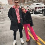 Loren Brovarnik Instagram - In the best state of mind. ❄️ #teambrovarnik #nystateofmind #winter #imaandaba