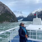 Loreto Aravena Instagram - Un recorrido por fiordos y glaciares 🥰 (esperen ver el siguiente reel!) @hildadelourdessot amo verte feliz!