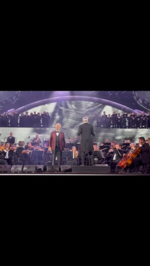 Loreto Aravena Instagram - Que emoción poder estar allí…
Y sentir! #AndreaBocelli #viña2024