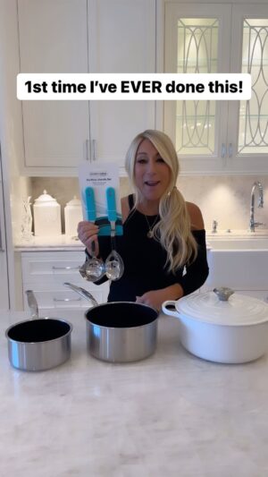 Lori Greiner Instagram - 1st time I’ve EVER done this!!👇

Several years ago, I created & patented a product that was a great seller & a perfect complement to my partners at @soupercubes that I did a deal with on Shark Tank.
We took the design of my No Mess Cooking Utensils & now are selling them under Souper Cubes. It is the most convenient & wonderful cooking utensil that everybody loves! I’m thrilled to share & have it be a part of the Souper Cubes line! 
#GreatGift #giftideas #SharkTank