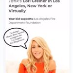 Lori Greiner Instagram - Know anyone who has ever wanted to pitch me or get my advice one-on-one? Here’s your chance! #CharityBuzz #Auction #Charity #LAFD